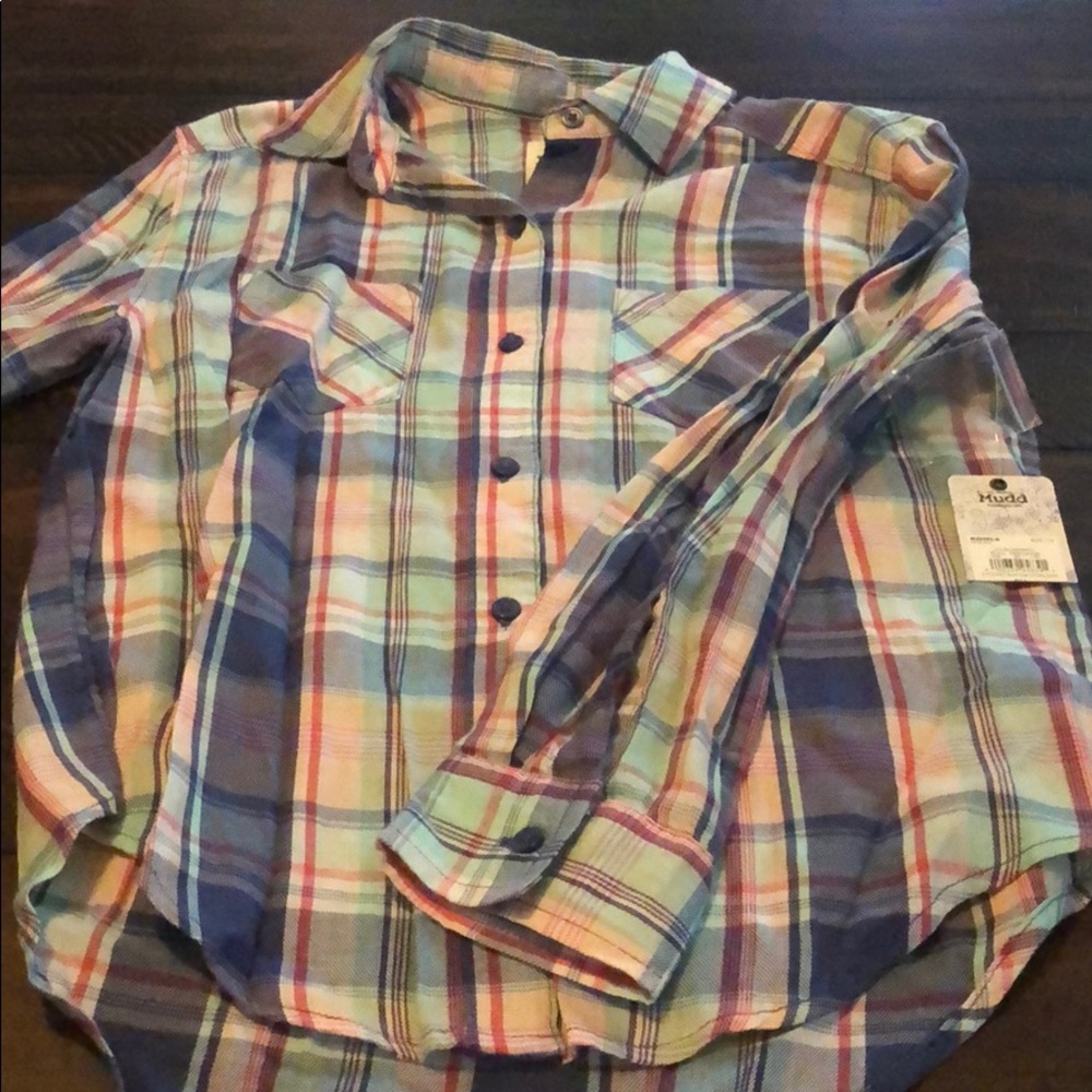 Girls button up